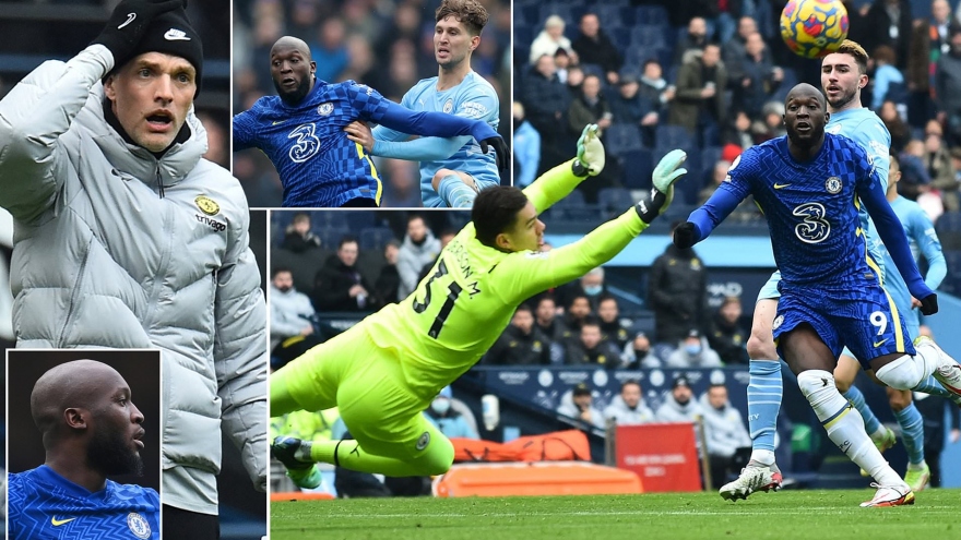 Cận cảnh: Màn trình diễn thảm hoạ của Lukaku trong trận thua Man City